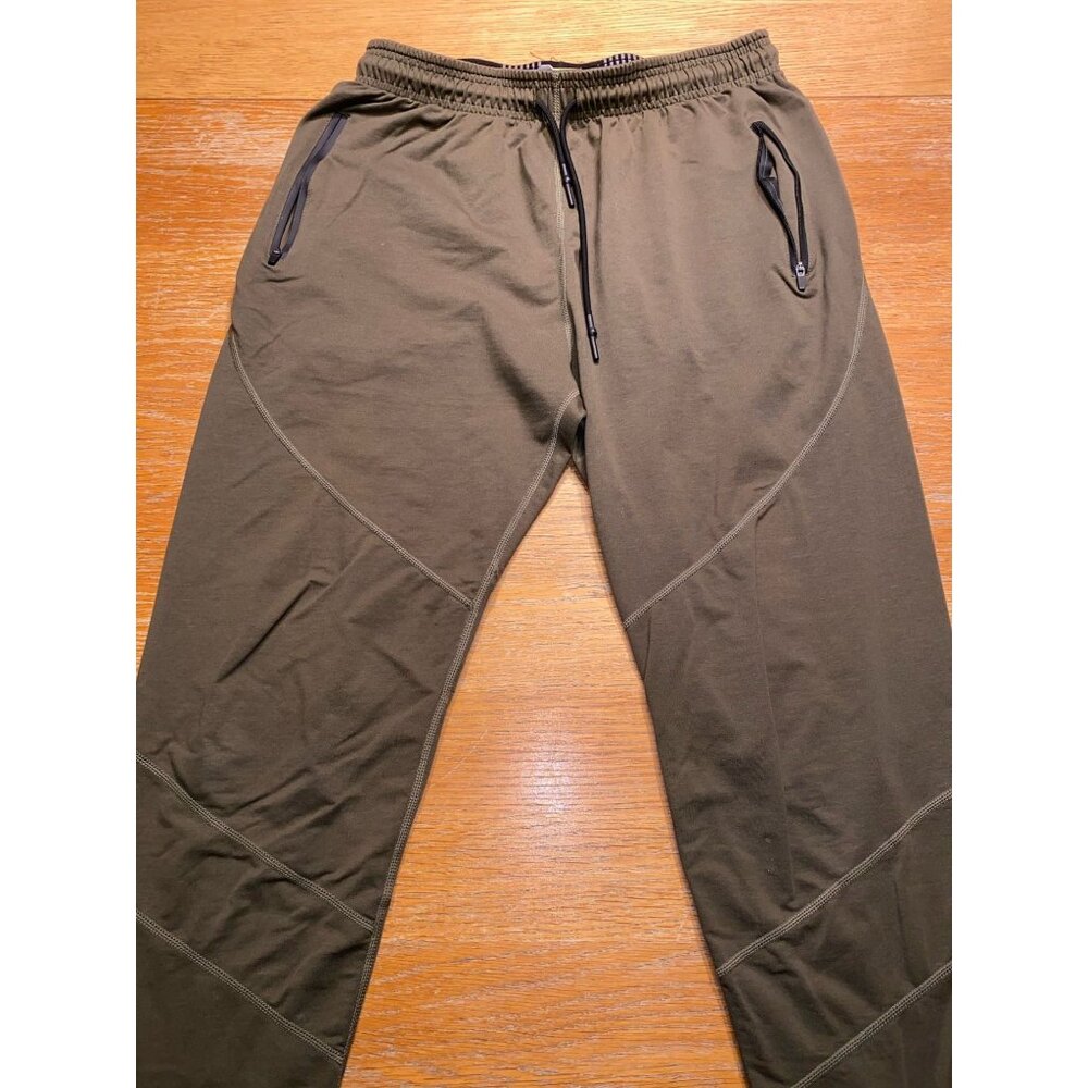 Mens Olive Green Track Pants